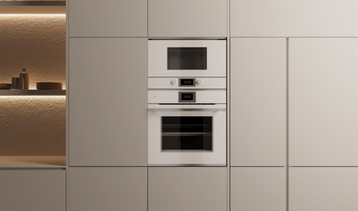 Встраиваемая микроволновая печь Kuppersbusch ML 6330.0 W1 Stainless steel в магазине «На диване» в Иркутске  — Выгодная цена